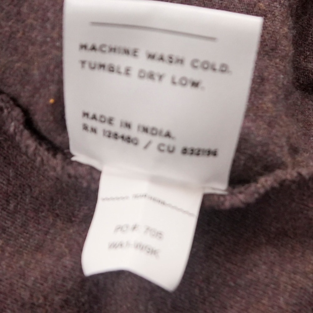 Pact Open Front Shawl Collar Cardigan Sweater Pocket Organic Women XL Lounge - Picture 8 of 11